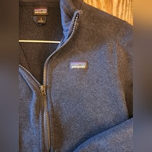 Patagonia Kids Sweater Fleece. Size Large 12. Navy Blue